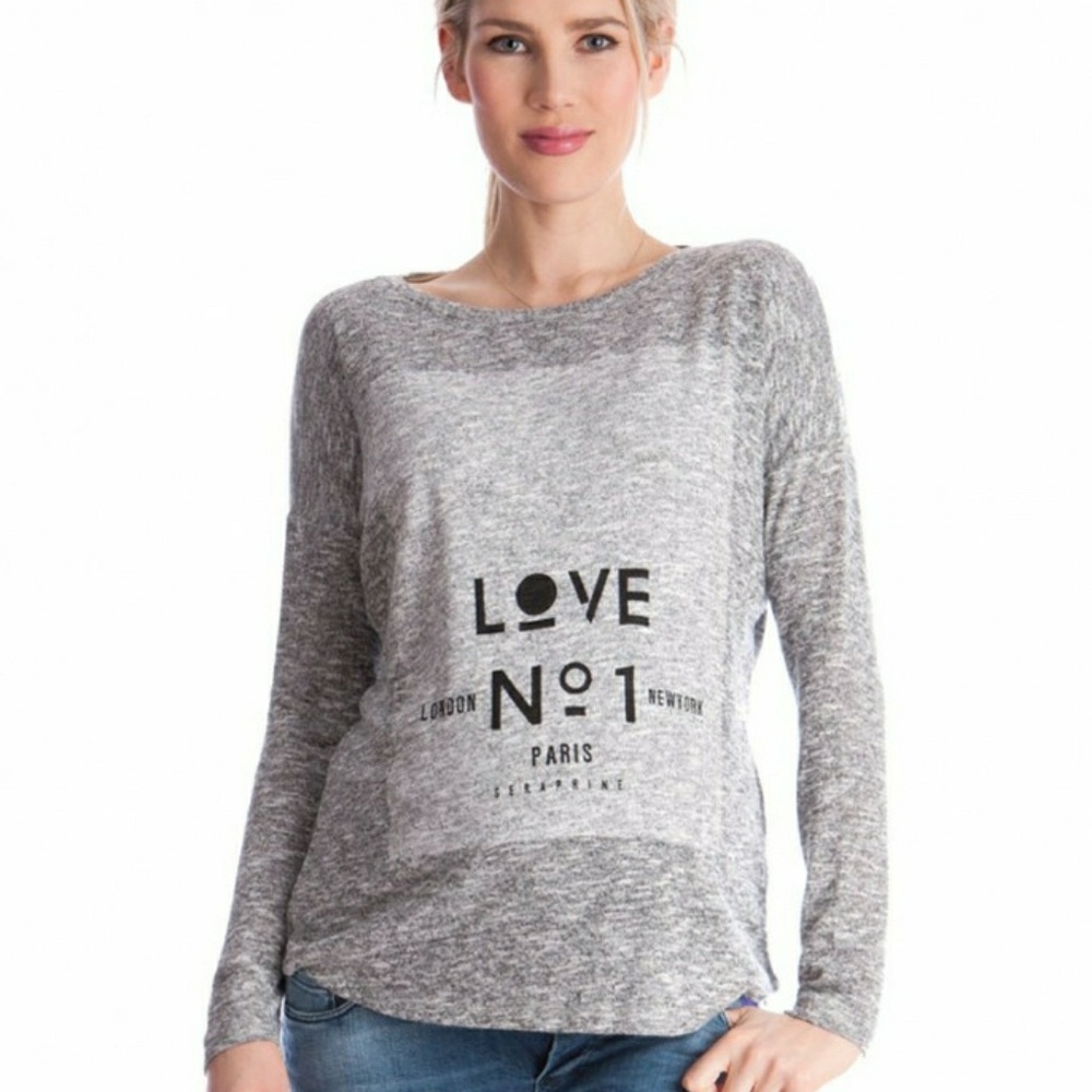 Seraphine Maternity  Love No. 1 Knit Top-L